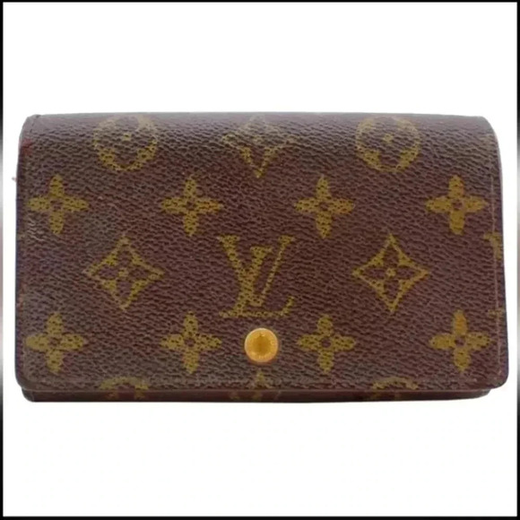 Louis Vuitton Monogram Viennois Wallet Luxury Monogram Coated Canvas Snap Closur - Picture 11 of 11